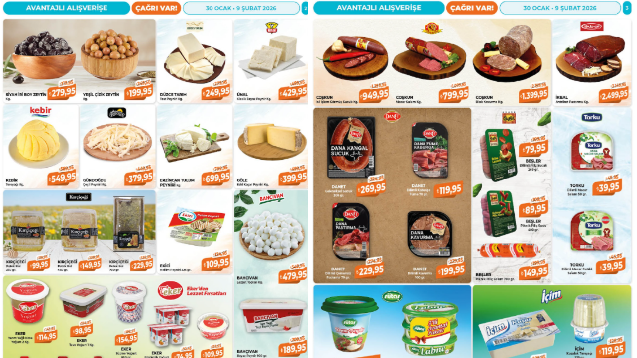 Çağrı Market’te büyük indirim! Fiyatlar çakıldı: Bu listeyi görmeden alışverişe çıkmayın!