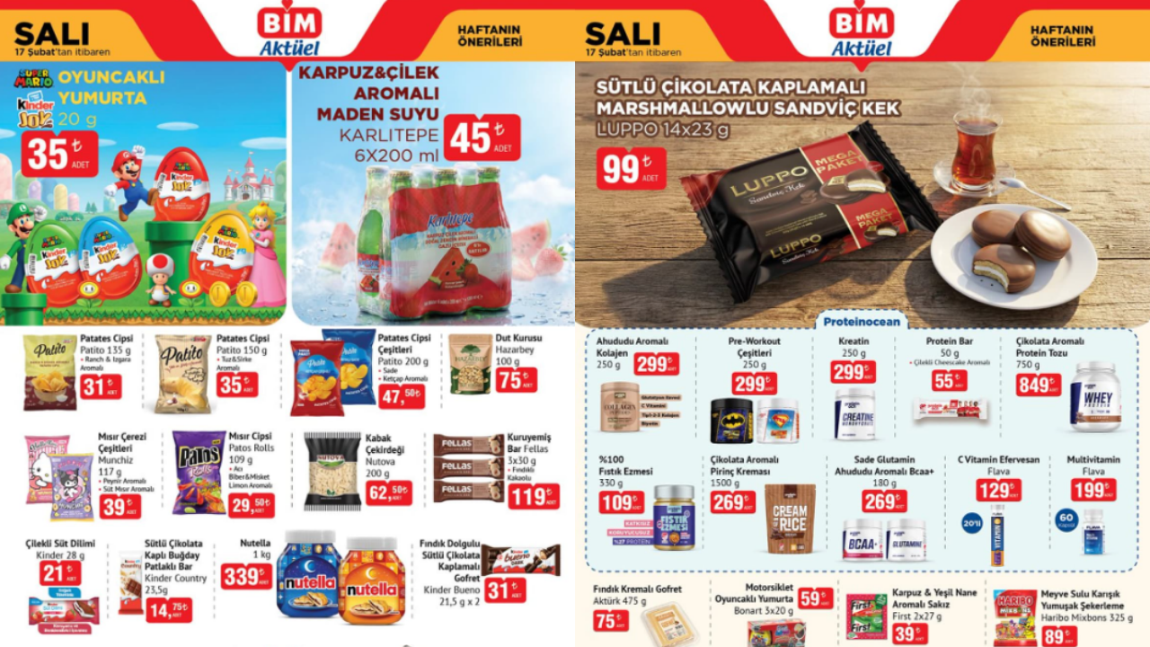 BİM Aktüel’de şubat fırtınası: Elektronikten gıdaya, mobilyadan beyaz eşyaya yüzlerce üründe kaçırılmayacak fırsatlar