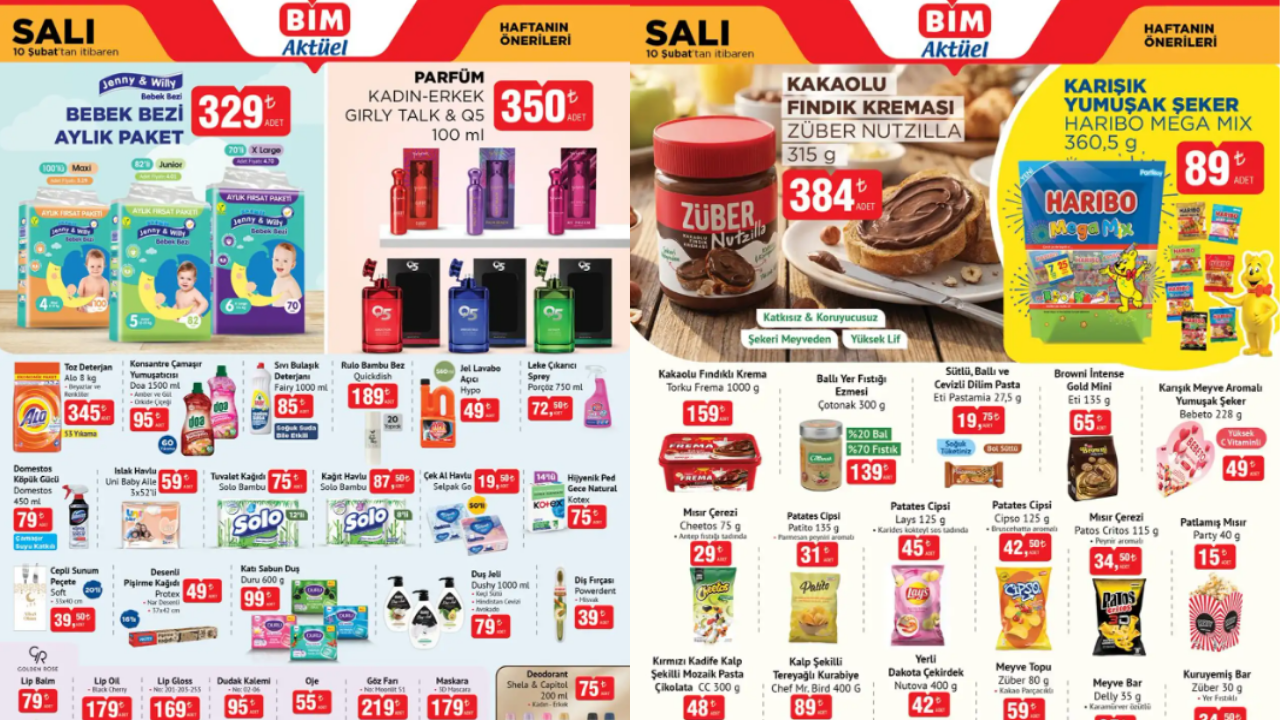 BİM’den şubat bombası! Fırsatlarla dolu 10 Şubat Salı Aktüel kataloğu yayımlandı