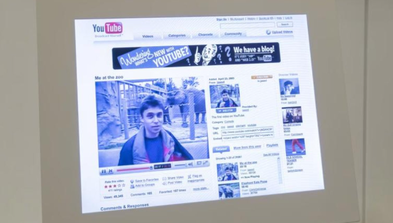 YouTube’a yüklenen ilk video artık ‘müzelik’: İşte o video…