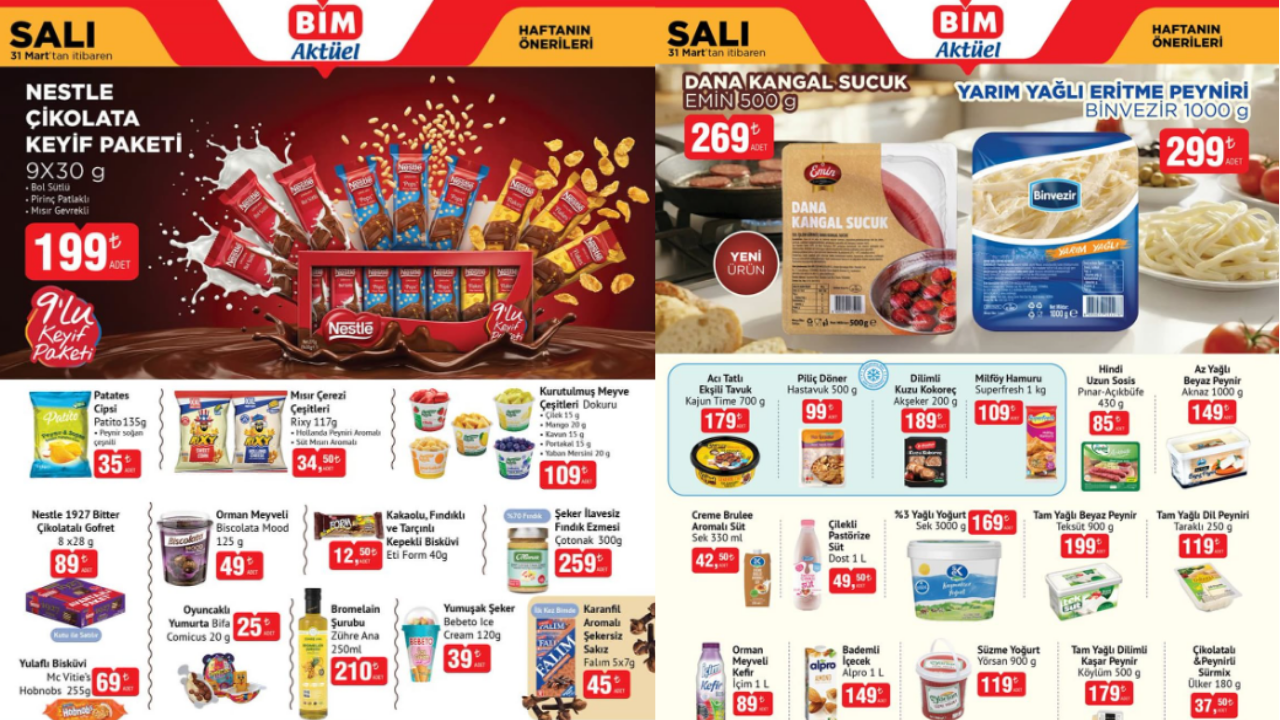 BİM’den dev aktüel bombası: Çikolatadan kahve makinesine yok yok!